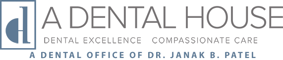 The image appears to be a logo with text, featuring the name Adental House prominently displayed alongside additional text that includes Dental Office of Dr. Jajak B. D.S.